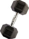 VirtuFit Hexa Dumbbell Pro - 15 kg - Hexagon Dumbbell - Duurzaam en Slijtvast - Zilver