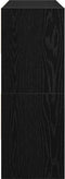 vidaXL - Schoenenrekken - 2 - st - stapelbaar - 89,5x30x40 - cm - zwart - eikenkleurig