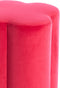 Nalani poef 38x38x45 cm - velvet fuchsia