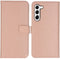 Selencia Galaxy S23 - Echt Lederen Bookcase - 3 Pashouders - Dusty Pink