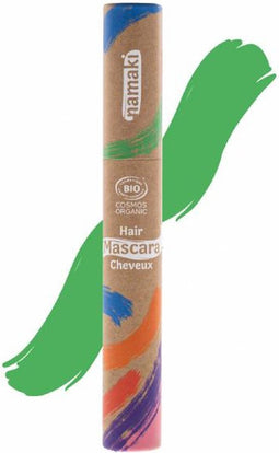 Namaki Kinder haarkleur – Uitwasbare haarverf – Vegan - Organisch aloë vera sap, glycerine, acacia gom – 9 ml - Groen