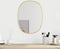 vidaXL - Wandspiegel - 30x25 - cm - goudkleurig
