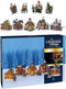 Nampook Kerstdorp - Met verlichting - 9 delig - Incl. 4 kerstfiguren