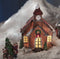 Nampook Kerstdorp - Met verlichting - 9 delig - Incl. 4 kerstfiguren