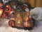 Nampook Kerstdorp - Met verlichting - 9 delig - Incl. 4 kerstfiguren