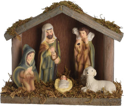 Nampook Kerststal - 5 Figuren - Kersttafereel