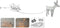 Nampook Kerstverlichting - 60 x 28 x 77 cm - rendier slee