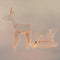 Nampook Kerstverlichting - 60 x 28 x 77 cm - rendier slee