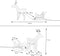 Nampook Kerstverlichting - 60 x 28 x 77 cm - rendier slee