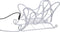 Nampook Kerstverlichting - 60 x 28 x 77 cm - rendier slee