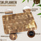 Namture Acacia Snijplank L - 33x24x2.5cm - Uniek & Extra Dik Design - Houten Snijplanken Acacia - Antislip - Borrelplank - Tapasplank - Serveerplank