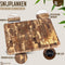 Namture Acacia Snijplank XL - 40x30x2.5cm - Uniek & Extra Dik Design - Houten Snijplanken Acacia - Antislip - Borrelplank - Tapasplank - Serveerplank