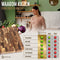Namture Acacia Snijplank XL - 40x30x2.5cm - Uniek & Extra Dik Design - Houten Snijplanken Acacia - Antislip - Borrelplank - Tapasplank - Serveerplank