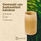 Namture Bamboe Bekers - Inhoud 300ml - Drinkbeker - Duurzaam - Pennenbak - Zero Waste