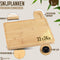 Namture Bamboe Snijplank L - 33x24x2.5cm - Uniek & Extra Dik Design - Premium Bamboe Snijplanken - Antislip - Borrelplank - Tapasplank - Serveerplank
