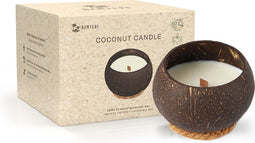 Namture Kokosnoot Kaars - Geurloos - 50 Branduren - 300 ml Kokosnoot Wax - Duurzaam Cadeau