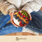 Namture - Kokosnoot Kom Set Arrow - 2 Kommen & 2 Houten Lepels - Coconut Bowl - Zero Waste & Duurzaam - Medium Maat - Duurzaam Cadeau