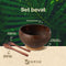 Namture - Kokosnoot Kom Set Arrow - 2 Kommen & 2 Houten Lepels - Coconut Bowl - Zero Waste & Duurzaam - Jumbo Maat - Duurzaam Cadeau