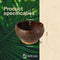 Namture - Kokosnoot Kom Set Arrow - 2 Kommen & 2 Houten Lepels - Coconut Bowl - Zero Waste & Duurzaam - Jumbo Maat - Duurzaam Cadeau