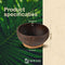 Namture - Kokosnoot Kom Set Natural - 2 Kommen & 2 Houten Lepels - Coconut Bowl - Zero Waste & Duurzaam - Medium Maat - Duurzaam Cadeau
