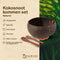 Namture - Kokosnoot Kom Set Natural - 2 Kommen & 2 Houten Lepels - Coconut Bowl - Zero Waste & Duurzaam - Jumbo Maat - Duurzaam Cadeau