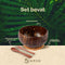 Namture - Kokosnoot Kom Set Polished - 2 Kommen & 2 Houten Lepels - Coconut Bowl - Zero Waste & Duurzaam - Jumbo Maat - Duurzaam Cadeau