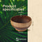 Namture - Kokosnoot Kom Set Striped - 2 Kommen & 2 Houten Lepels - Coconut Bowl - Zero Waste & Duurzaam - Medium Maat - Duurzaam Cadeau