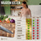 Namture Snijplankenset met Houder - 3 Snijplanken - Uniek & Extra Dik Design - Premium Snijplank Hout (Acaciahout) - Antislip - Borrelplank - Tapasplank - Serveerplank