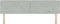 vidaXL - Hoofdbord - met - Kristallen - Knopen - Ge - tufted - Lichtgrijs - 180 - cm - Fluweel