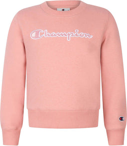 Champion Rochester - Meisjes Crewneck Sweatshirt - Maat M - Roze