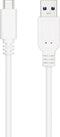 Nanocable 10.01.4001-L150-W USB-kabel USB 3.2 Gen 2 (3.1 Gen 2) 1,5 m USB C USB A Wit