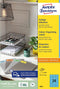 Huismerk Avery 3449 - Gekleurde Etiket 70x37mm - Zelfklevend - Blauw (2400 stuks)
