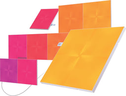 Nanoleaf Canvas Starterkit - Slimme Verlichting - 9 Vierkante LED Panelen - Siri, Google, Alexa Compatibel