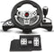 NanoRS RS700 Gaming racestuur 270 ° stuurbereik versnellingspook gas- en rempedaaltrillingen 8 in 1 stuur Compatibel met Xbox ONE / PC (X-Input / D-Input) / Android / Xbox One S