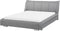 NANTES - Tweepersoonsbed - Grijs - 160 x 200 cm - Polyester