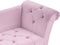 NANTILLY - Chaise longue - Lichtpaars - Symmetrisch - Fluweel