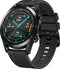 Huawei Watch GT 2 46 mm zwart met siliconenarmband zwart