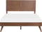 ISTRES - Tweepersoonsbed - Donkere houtkleur - 180 x 200 cm - MDF