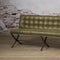 Tower living Barcelona bench 185 - fabric cherokee 13 green
