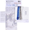 Thea Gouverneur - Borduurpakket met telpatroon - 483A - Voorgesorteerde DMC Garens - Delfts Blauwe Tegels - Aida - 28 cm x 28 cm - DIY Kit