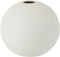 J-Line vaas Bol - keramiek - mat wit - small - Ø 12 cm