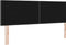 vidaXL - Hoofdbord - met - Knopen, - Donkergrijs, - 140 - cm