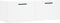 vidaXL - Wandkast - 100x36,5x35 - cm - bewerkt - hout - wit