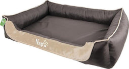 NapZZZ hondenmand waterproof Divan Bruin/Beige 120 x 90 cm
