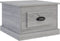 vidaXL - Salontafel - 50x50x35 - cm - bewerkt - hout - grijs