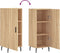 vidaXL - Dressoir - 34,5x34x90 - cm - bewerkt - hout - sonoma - eiken