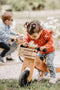 Kinderfeets Tiny Tot Plus - 2-in-1 houten loopfiets & driewieler - verstelbare zithoogte 25-34 cm - Bamboe