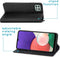 iMoshion Hoesje Geschikt voor Samsung Galaxy A22 (5G) Hoesje Met Pasjeshouder - iMoshion Slim Folio Bookcase - Zwart