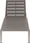 NARDO - Strandstoel - Grijs - Aluminium