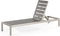 NARDO - Strandstoel - Grijs - Aluminium